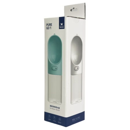 Поилка дорожная Pawgether PG1 для собак и кошек 300 мл, голубая