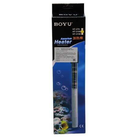 Нагреватель для аквариума Boyu HT-2100 100 Вт с терморегулятором автоматический 90-130 л