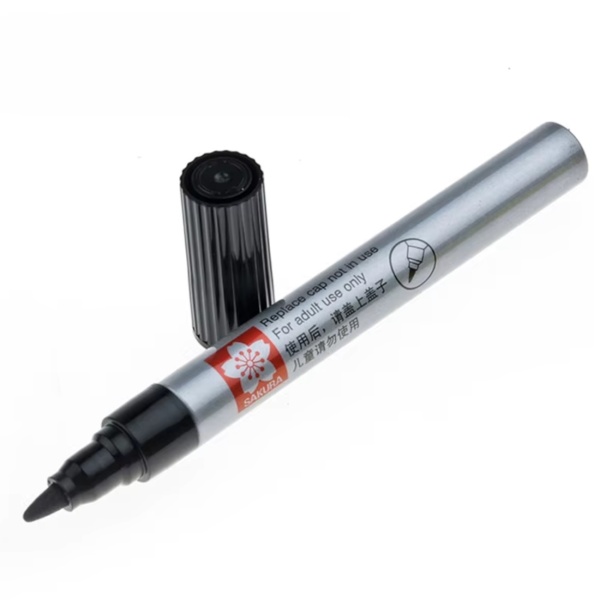 Маркер перманентный для ушных бирок, чёрный