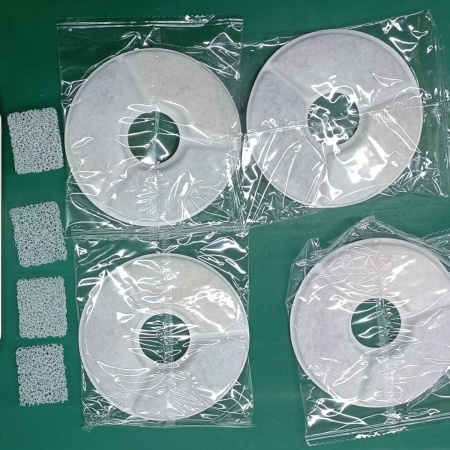 Фильтр для автопоилки фонтана W7/W8, сменный (4 фильтра + 4 губки)