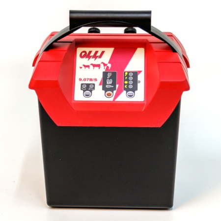 Электропастух OLLI 9.07S от сети и аккумулятора с солнечной панелью и аккумулятором