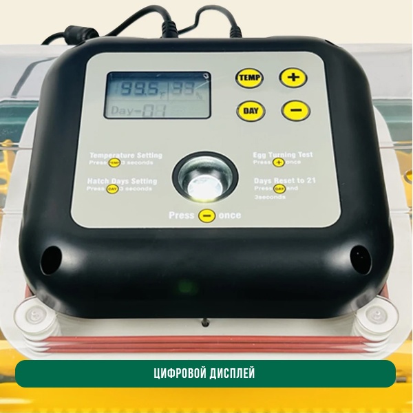 Инкубатор для яиц автоматический Des Champs EU PROFI C-24 с овоскопом на 24 куриных яйца