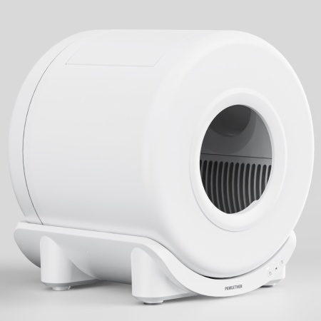 Туалет лоток для кошек автоматический Pawgether CS2 с управлением Wi-Fi через приложение