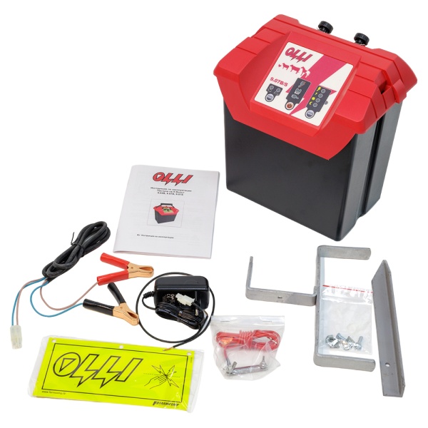 Электропастух OLLI 9.07B от сети и аккумулятора