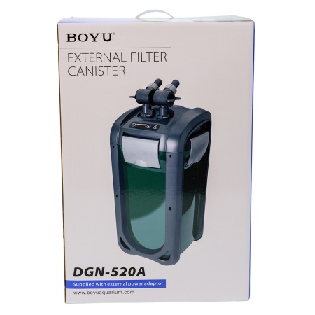 Фильтр внешний Boyu DGN-520A для аквариума 150-550 л с регулятором канистровый 1610 л/ч