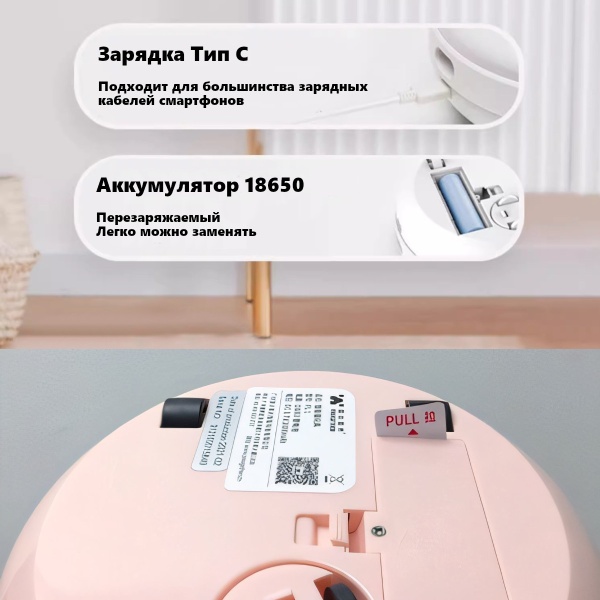 Игрушка для кошек Pawgether PL1 с перьями интерактивная, розовая