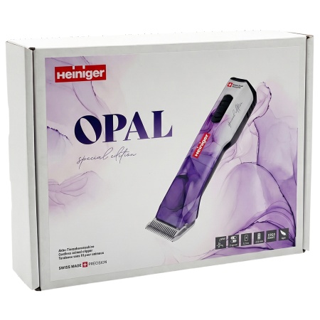 Машинка Heiniger Opal Special Edition для стрижки собак, лошадей, коров с 2-я аккумуляторами и лезвием #10 1,5 мм