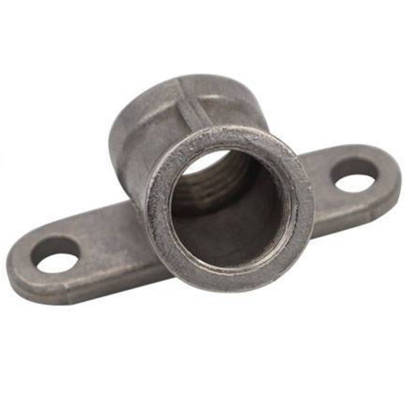 Крепление для ниппельной поилки 45°, нержавеющая сталь, 1/2