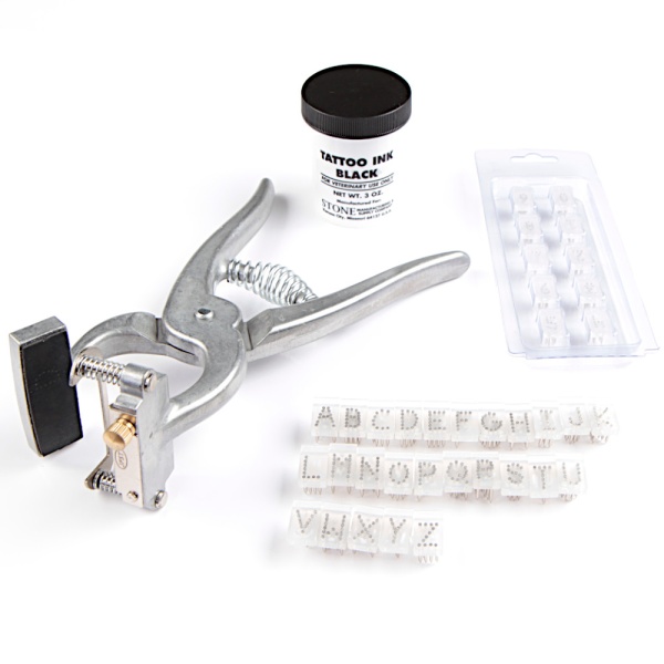 Щипцы татуировочные 5 знаков, 18,76 мм