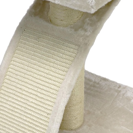 Когтеточка-комплекс 50х50х126 см, кремовый