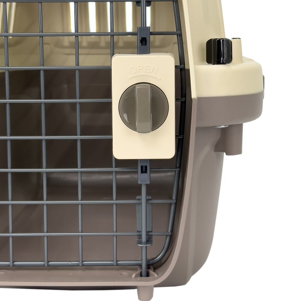 Переноска Superior Range 51х33х33 см для кошек и собак Pet Choice с креплением к ремню безопасности автомобиля и металлической верхней решеткой