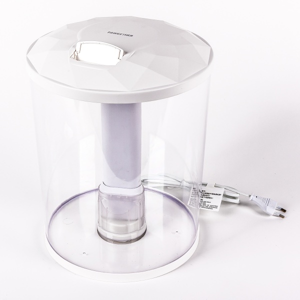 Аквариум Pawgether WF-5 панорамный 10,8 л, настольный с фильтром и светильником