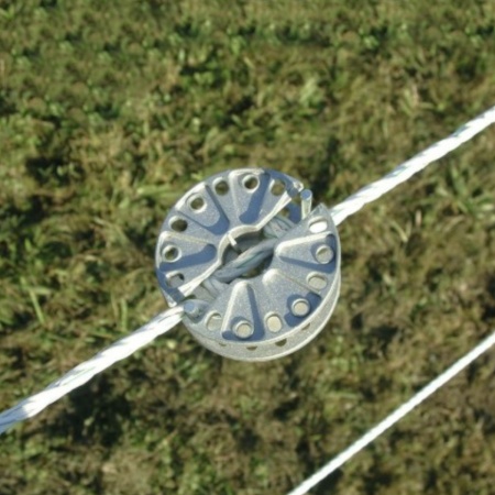 Натяжитель катушечный для проводов и тросов круглый