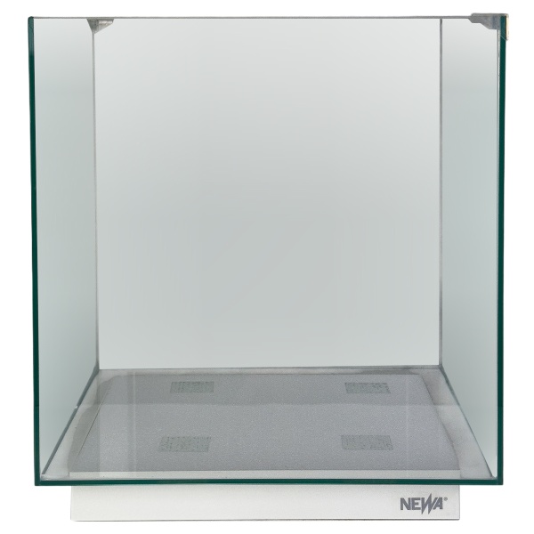 Аквариум Newa Ego LID, EL 50W, 45 л панорамный, LED освещение, белая стеклянная крышка