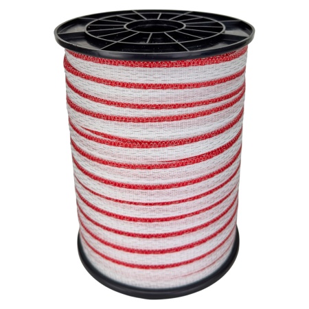 Лента для электропастуха FarmGuard красно-белая 13 мм / 200 м