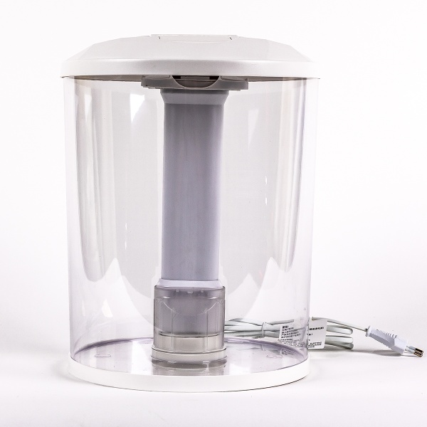 Аквариум Pawgether WF-5 панорамный 10,8 л, настольный с фильтром и светильником