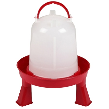 Поилка вакуумная ECO 1,5 л с ручкой на ножках, 2 шт.