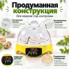 Инкубатор HHD 7 мини автоматический на 7 яиц