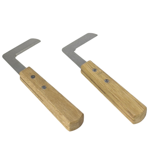 Ножи для обработки копыт г-образные 2 шт. правый и левый