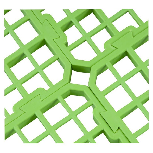 Пластиковый пол для кроликов и кур 25х25 см зеленый, 2 шт.