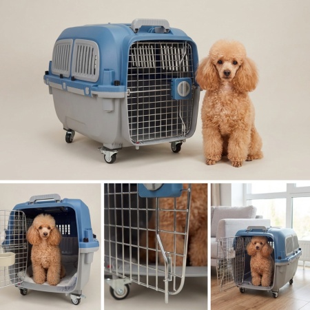 Переноска Superior Range 72x54x51 см, для кошек и собак Pet Choice с колесами и выдвижной ручкой