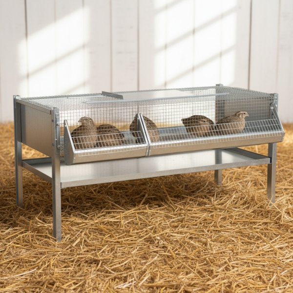 Клетка для перепелок на 20 голов 99 см для откорма