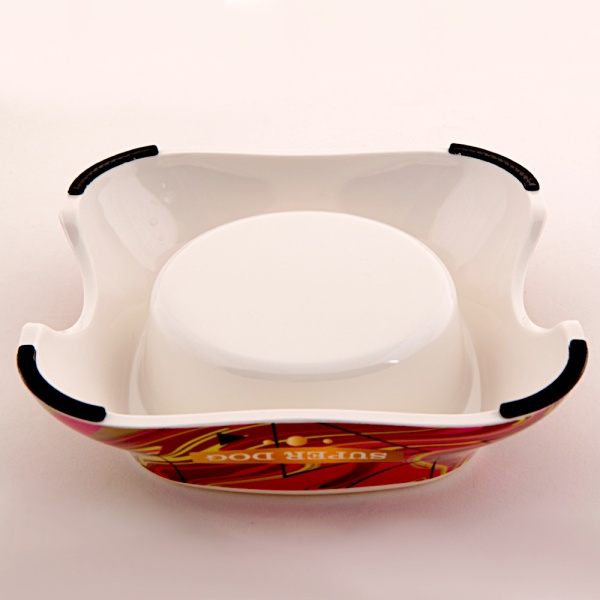 Миска нержавеющая сталь съёмная для собак и кошек, 20x21x6 см, розовый