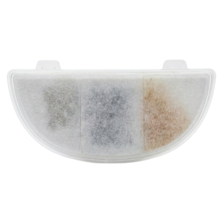 Автопоилка фонтан Petzengo PW9-L 2.5 л, с подсветкой, для кошек и собак, белая