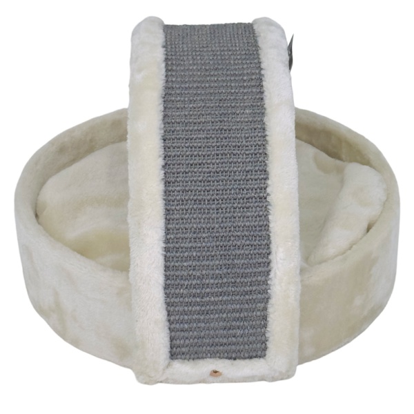 Когтеточка-лежак 40х42х30 см, кремовый