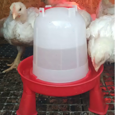 Поилка вакуумная ECO 1,5 л с ручкой на ножках, 2 шт.