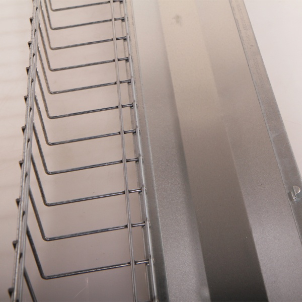 Кормушка лотковая 100 см оцинкованная сталь для цыплят и мелкой птицы