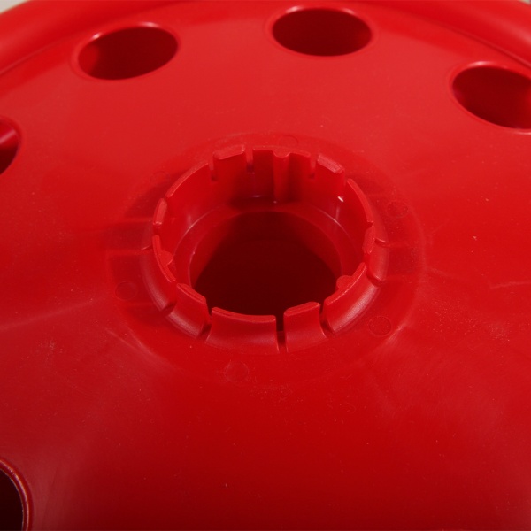 Поилка под бутылку напольная с отверстиями, 10 ячеек, пластик