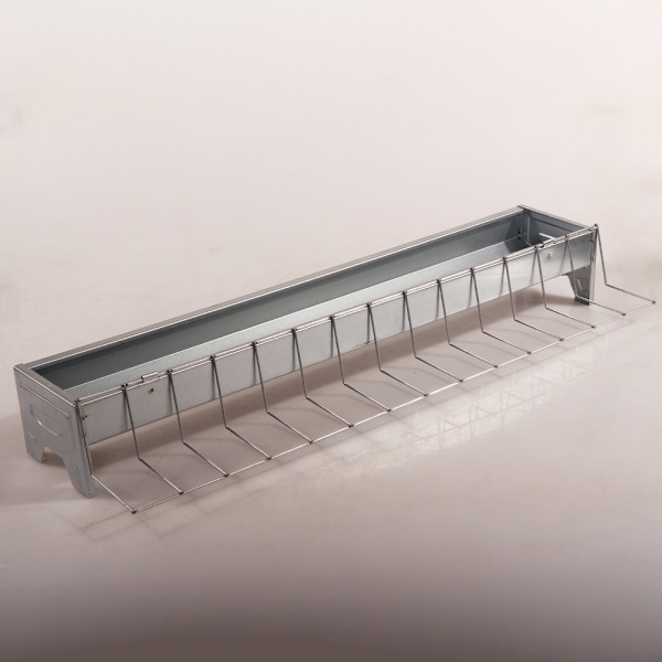 Кормушка лотковая 75 см оцинкованная cталь для кур