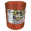 Провод для электропастуха FarmGuard красный с желтым 3 мм / 1000 м / 3x0,2 мм