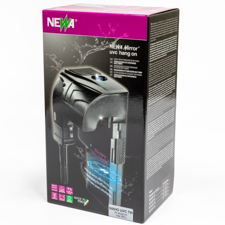 Фильтр подвесной УФ стерилизатор для аквариума Newa Mirror Hang On UVC filter 7W с помпой 50-150 л