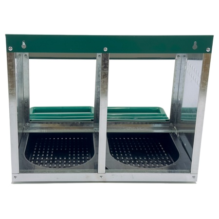 Гнездо для кур несушек HobbyFarm 2 секции с яйцесборником