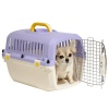 Переноска Transport 52x35x34 см для кошек и собак Pet Choice авиа стандарт, фиолетовая