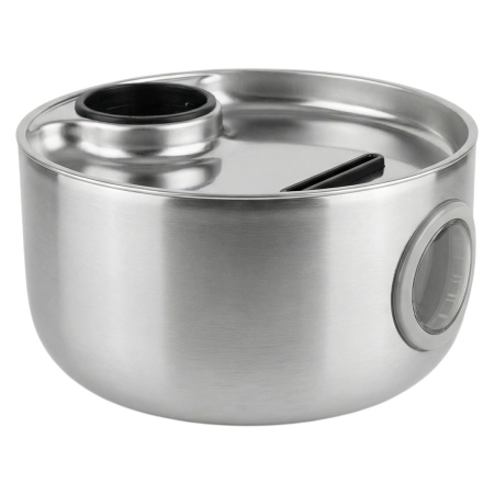 Автопоилка фонтан Petzengo PHW3 2.5 л, с датчиком движения, сталь, для кошек и собак