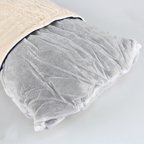 Лежак подушка Pet Choice для собак, 77х57х15 см, со съемным чехлом на молнии, кремовый