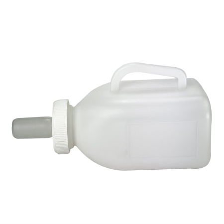 Бутылка для кормления теленка с соской из силикона, 1 л