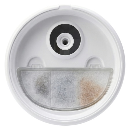 Автопоилка фонтан Petzengo PW9-L 2.5 л, с подсветкой, для кошек и собак, белая