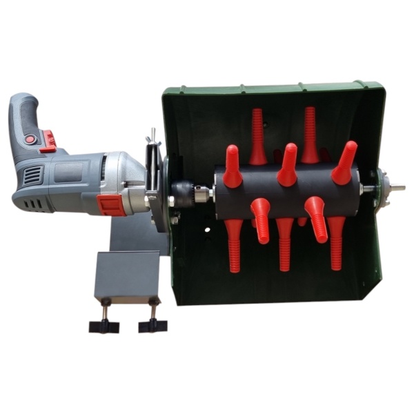 Перосъёмная насадка ощипыватель для кур и бройлеров HobbyFarm EU PROFI B настольная