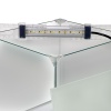 Аквариум Newa Ego LID, EL 20W, 18 л панорамный, LED освещение, белая стеклянная крышка