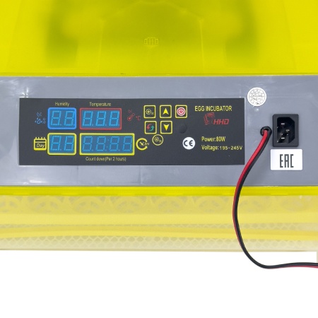 Инкубатор HHD 56 автоматический 220В/12В от сети и аккумулятора на 56 яиц