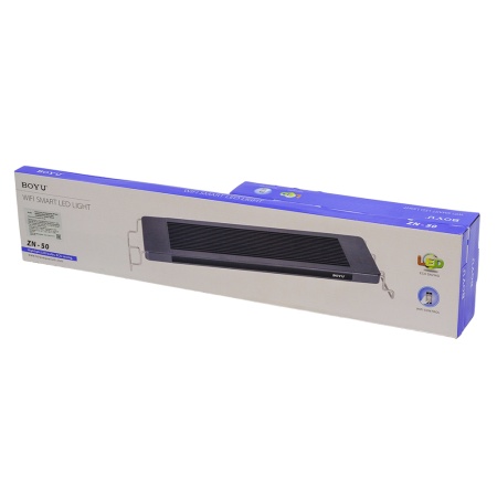 Светильник LED Boyu ZN-50 40Вт ультратонкий для аквариума c Wi-Fi, таймером, черный