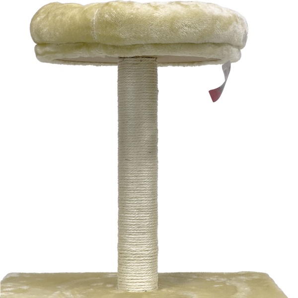 Когтеточка-комплекс 50х35х116 см, бежевый