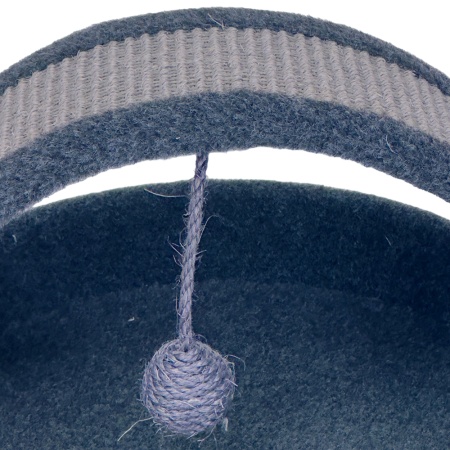 Когтеточка-лежак 40х42х30 см, графит