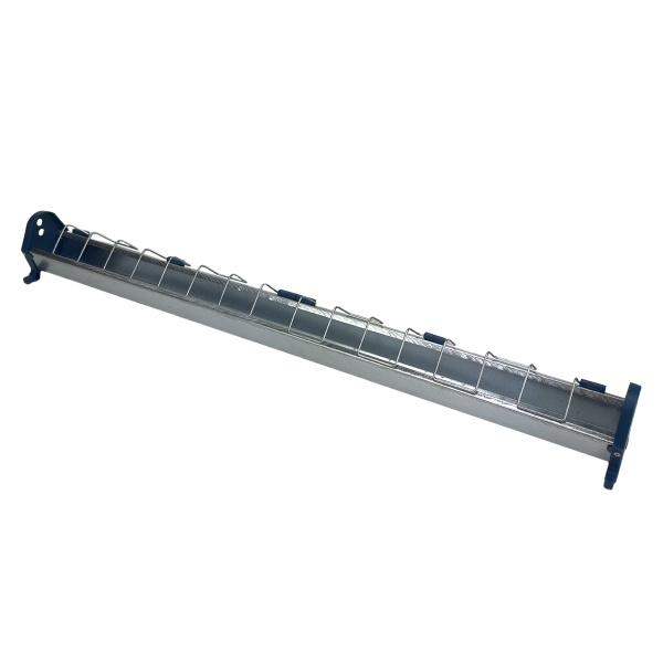 Кормушка лотковая 100 cм оцинкованная сталь для цыплят и мелкой птицы