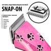Машинка Heiniger Saphir Pink для стрижки животных, собак, кошек с 2-я аккумуляторами и лезвием #10 1,5 мм