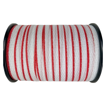 Лента для электропастуха FarmGuard красно-белая 13 мм / 200 м
